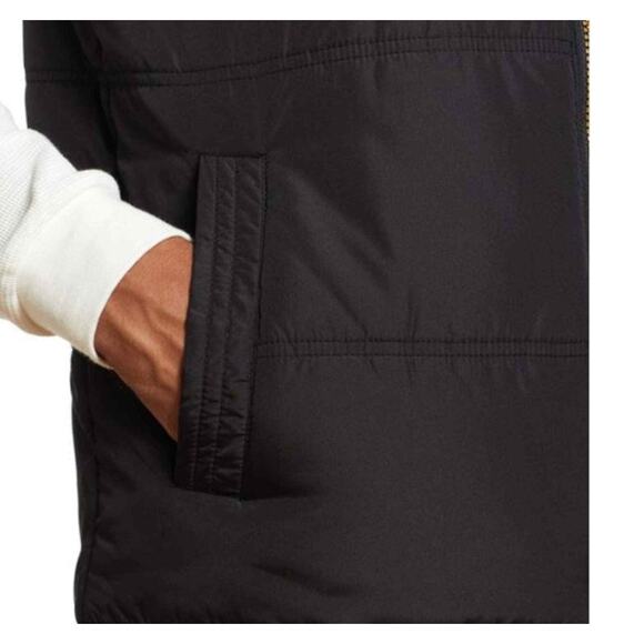 WEATHERPROOF VINTAGE Men's Flannel Lined Puffer hooded Vest men size M NEW - Picture 3 of 8